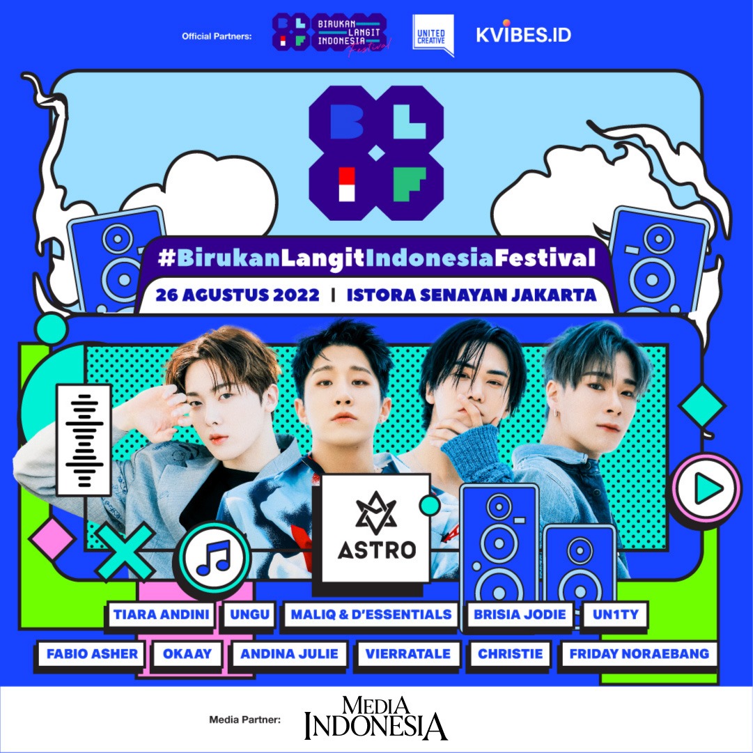 Kali ini KVIBES.Id hadirkan langsung K-Pop Idol sebagai main performance-nya, yaitu idol group Astro bersama dengan musisi Indonesia ternama