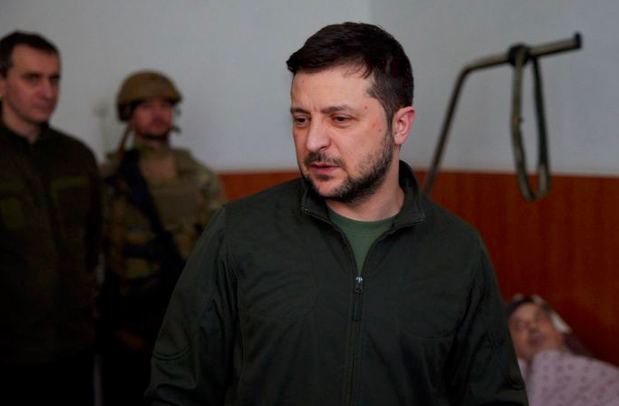 Presiden Ukraina Volodymyr Zelensky