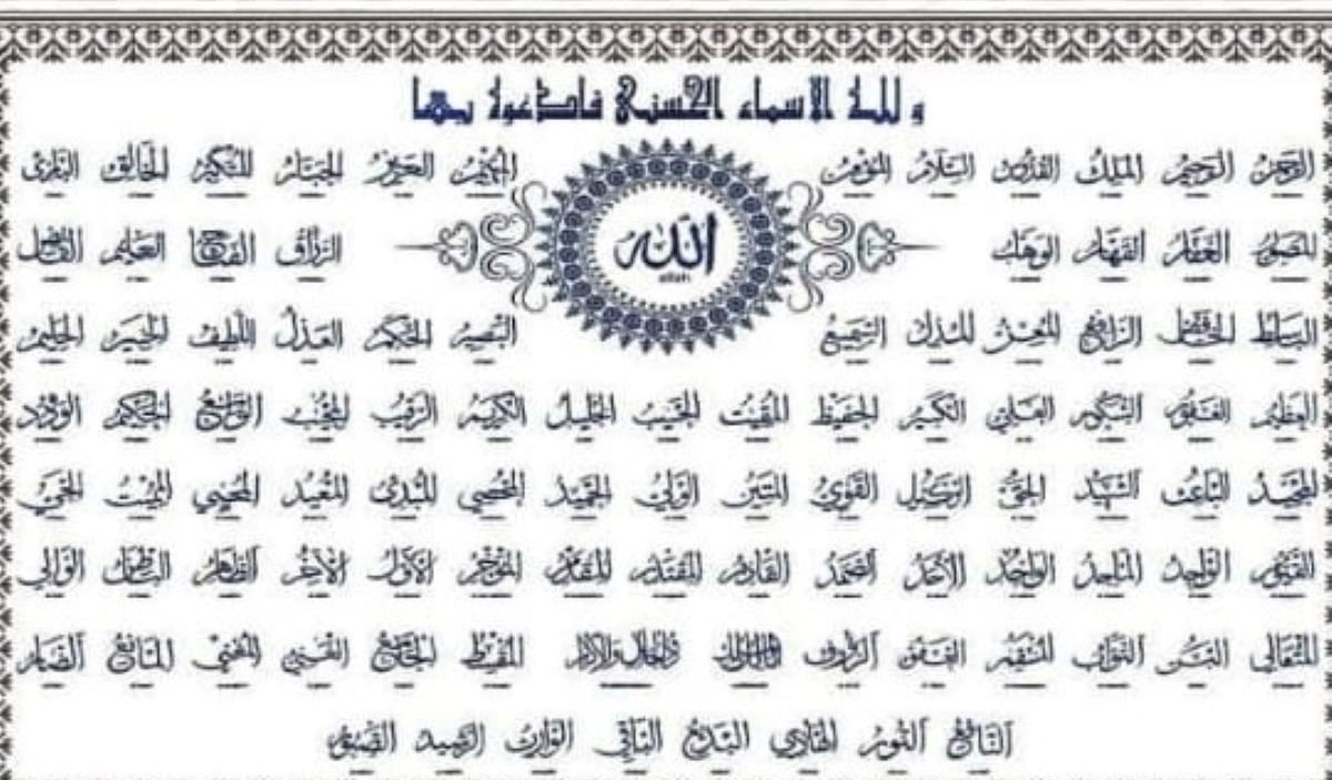 Asmaul husna.