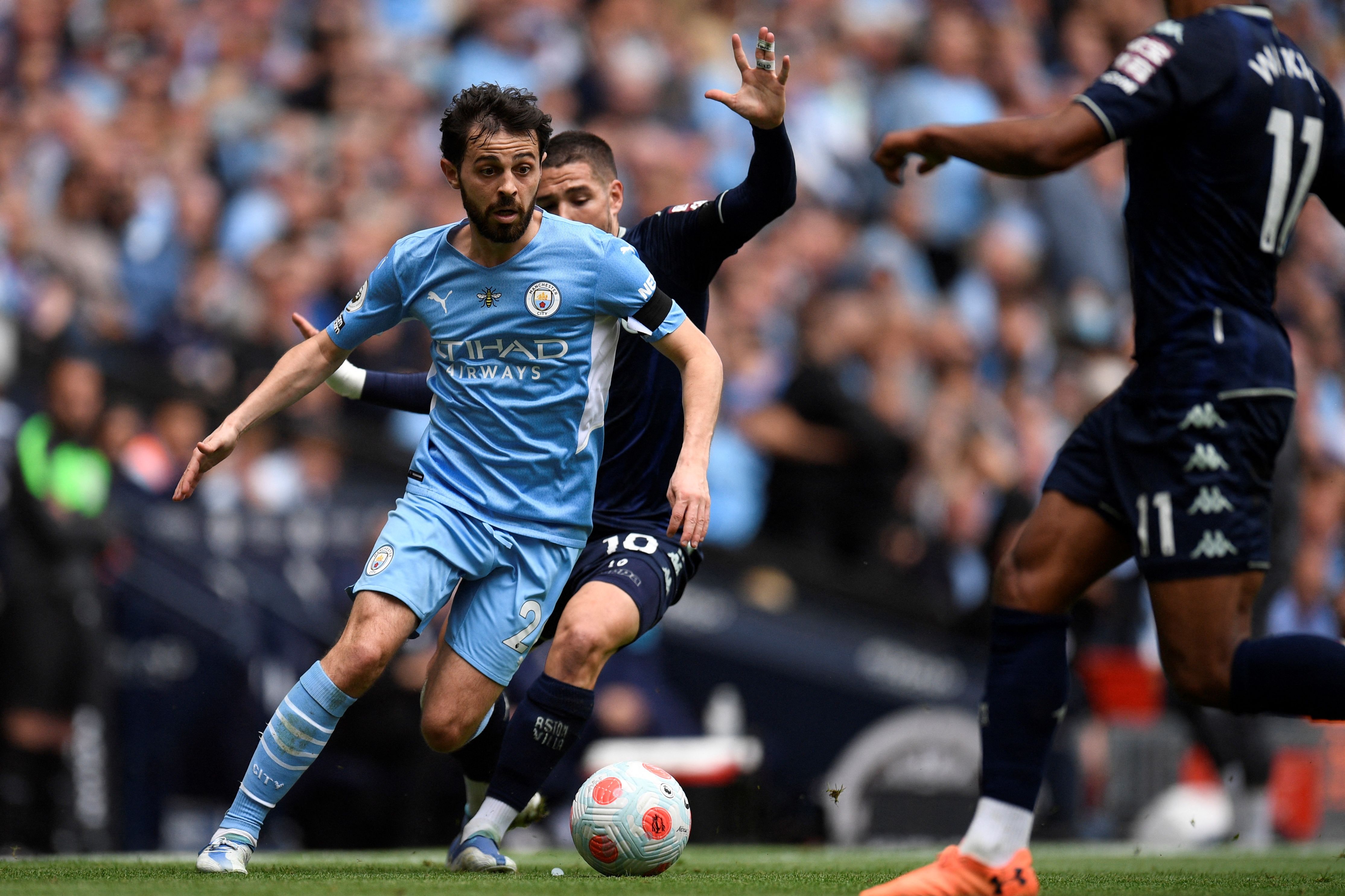 Gelandang Manchester City Bernardo Silva
