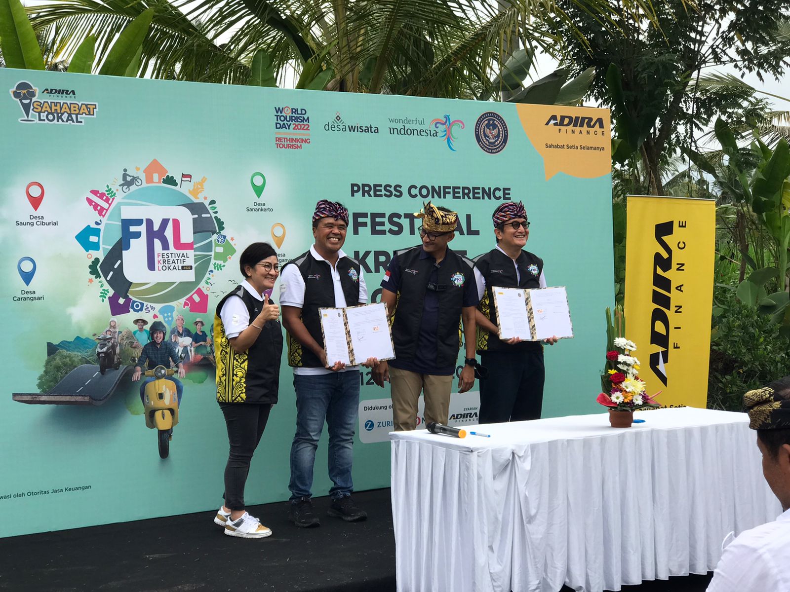  Adira Finance dan Kemenparekraf Gelar Festival Kreatif Lokal 2022 di Desa Wisata