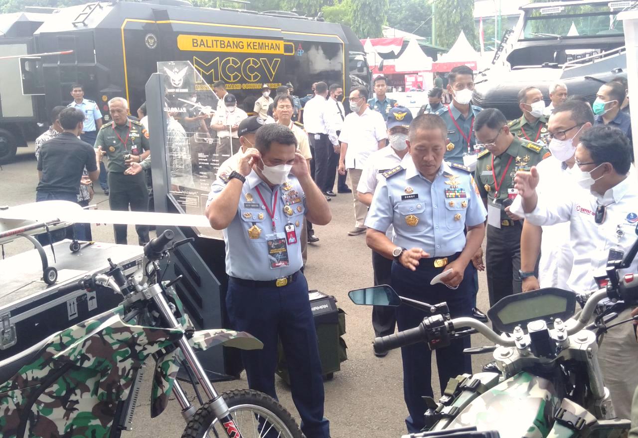 Suasana pameran Pekan Litbang Kemenhan 2022.