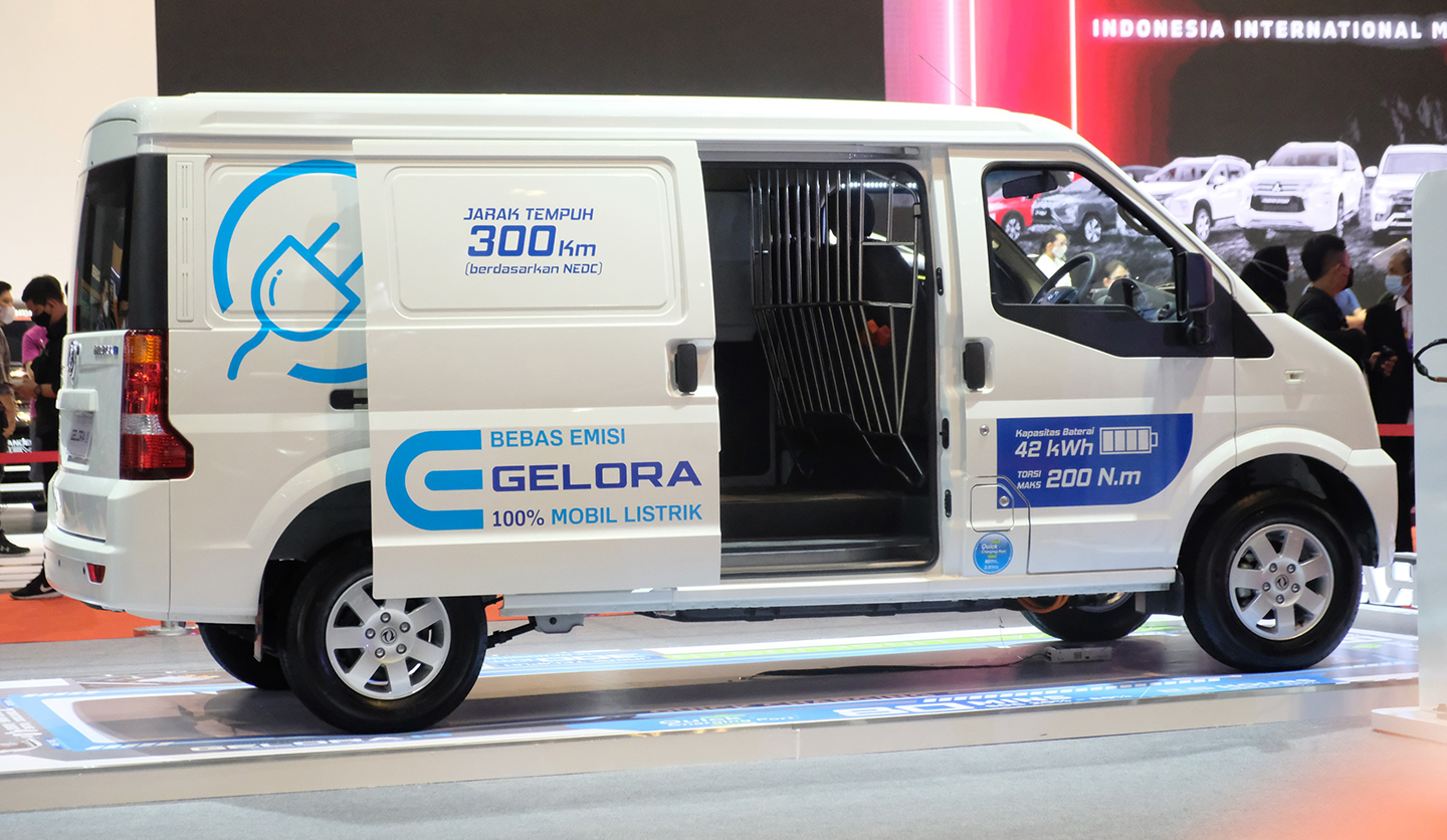 Kendaraan niaga ringan listrik pertama di Indonesia yang akan diusung DFSK pada pameran GIIAS, 12-21 Agustus 2022.