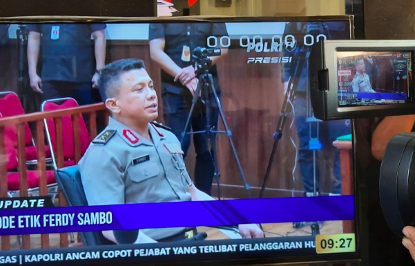 Irjen Pol Ferdy Sambo menjalani sidang Komisi Etik Profesi Polri, di Mabes Polri, Jakarta, Kamis (25/8/2022)
