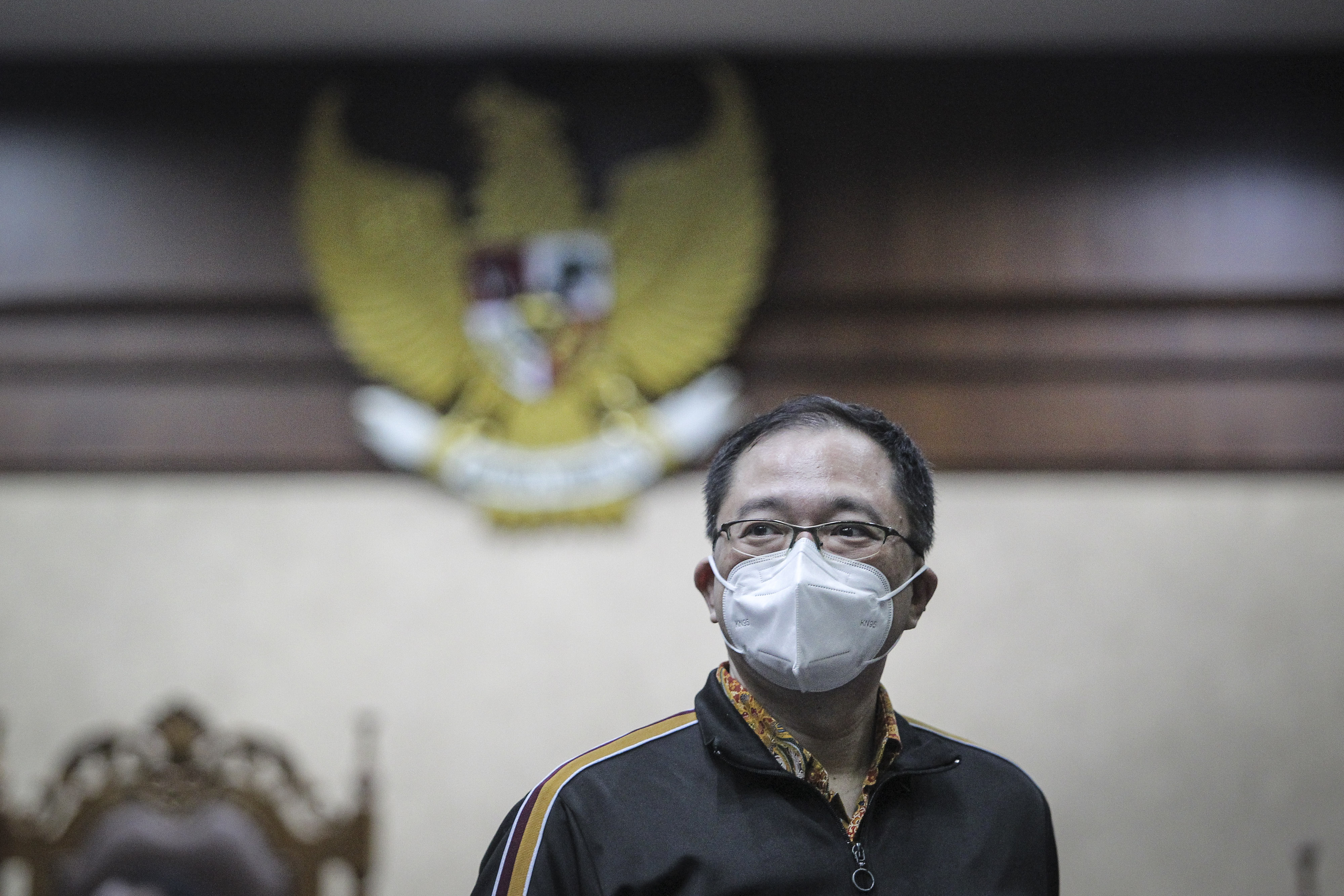 Terdakwa kasus dugaan korupsi dan TPPU pengelolaan keuangan dan dana investasi PT ASABRI, Teddy Tjokrosapoetro.