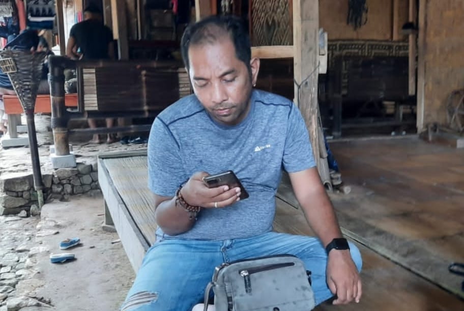 Pemred Kabar Tegal Lazarus Sandy Wella yang dilaporkan hilang oleh pihak keluarga.