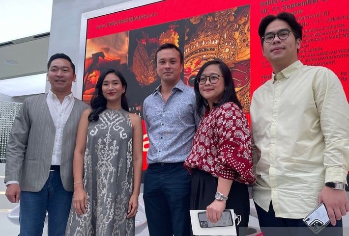 Jumpa pers bersama para sponsor dan produser pentas “Sudamala: Dari Epilog Calonarang” di Jakarta Selatan