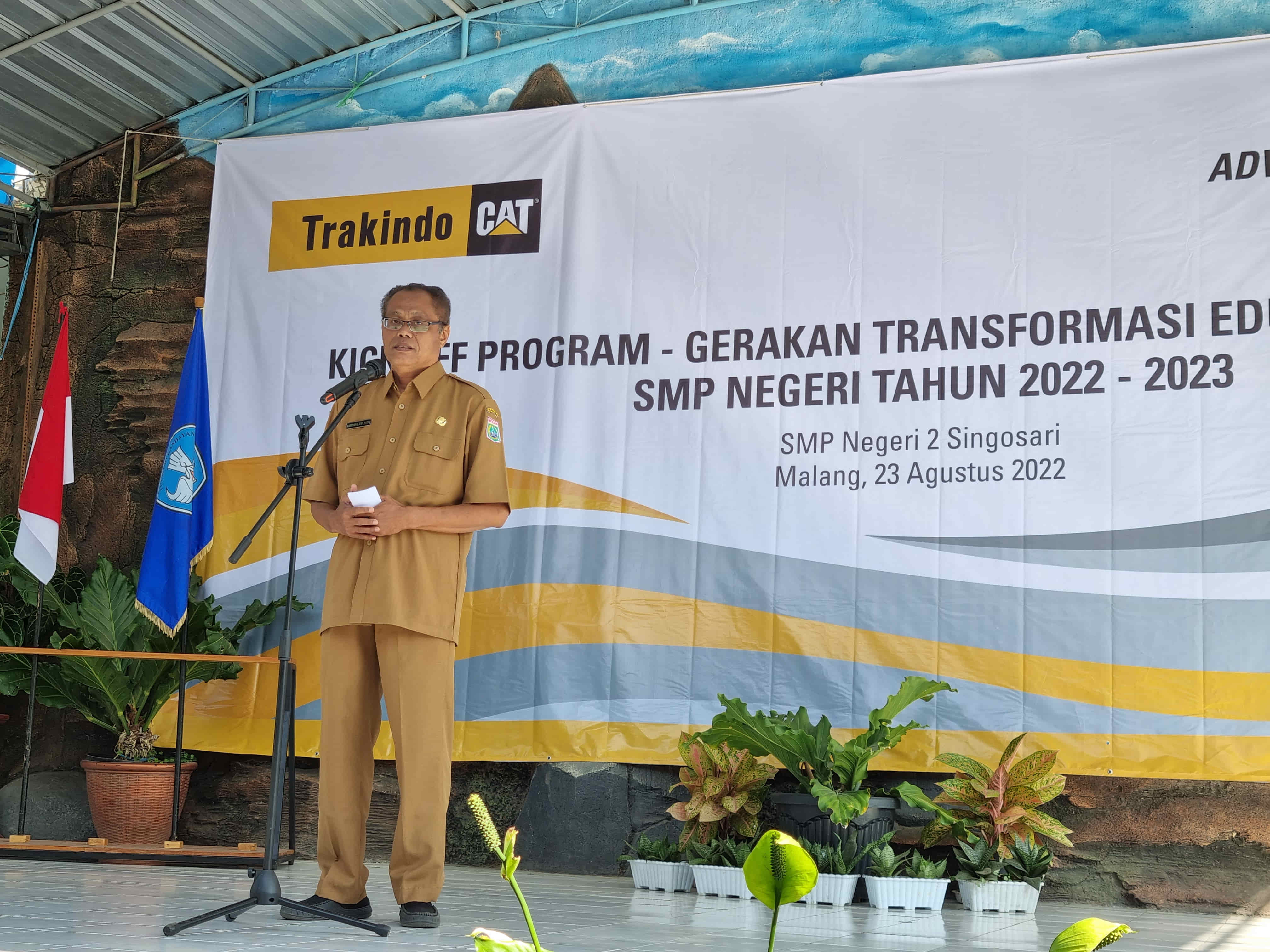 Kepala SMP Negeri 2 Singosari, Bambang Dwi Yudo Leksono 