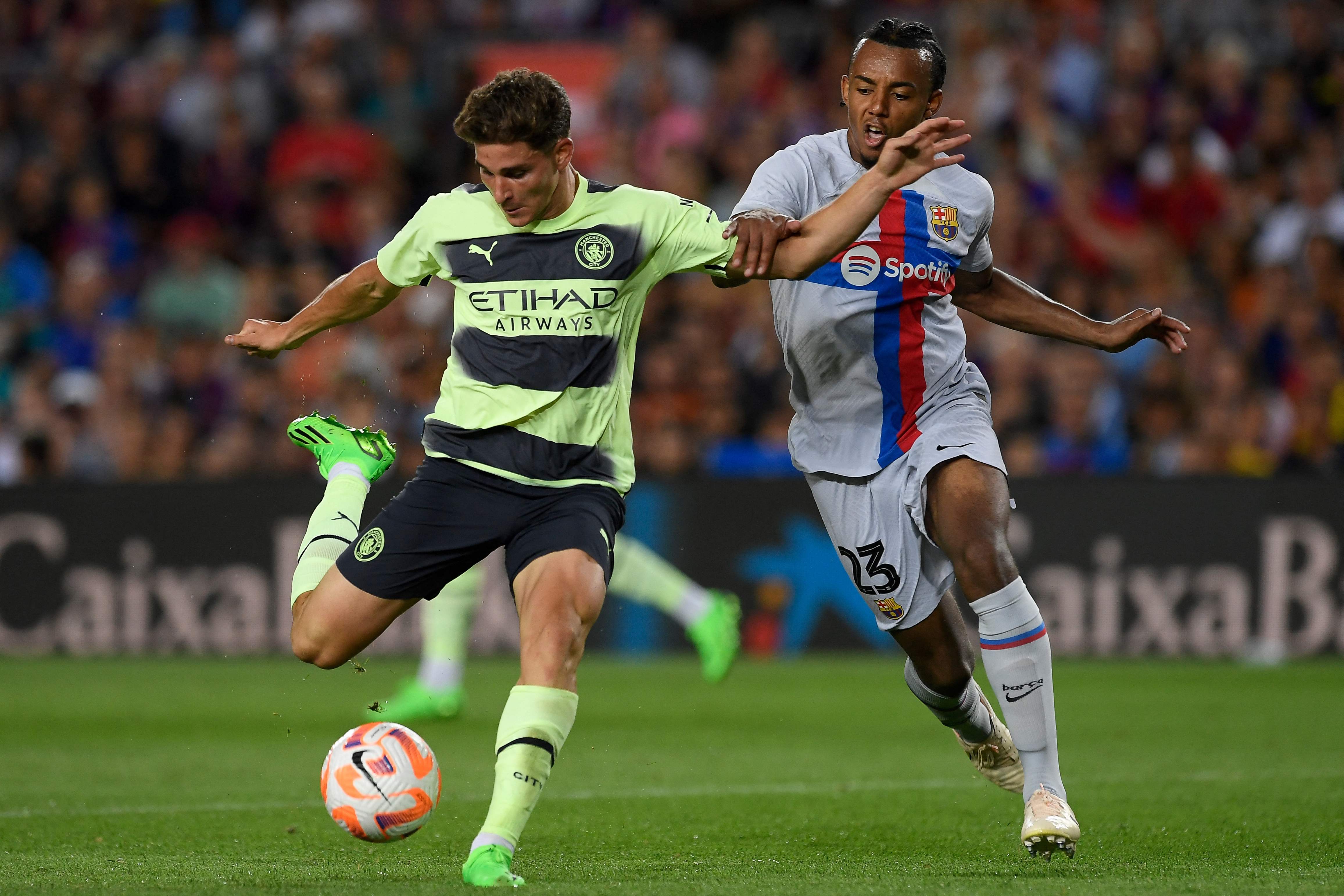 Laga persahabatan antara Barcelona dan Manchester City