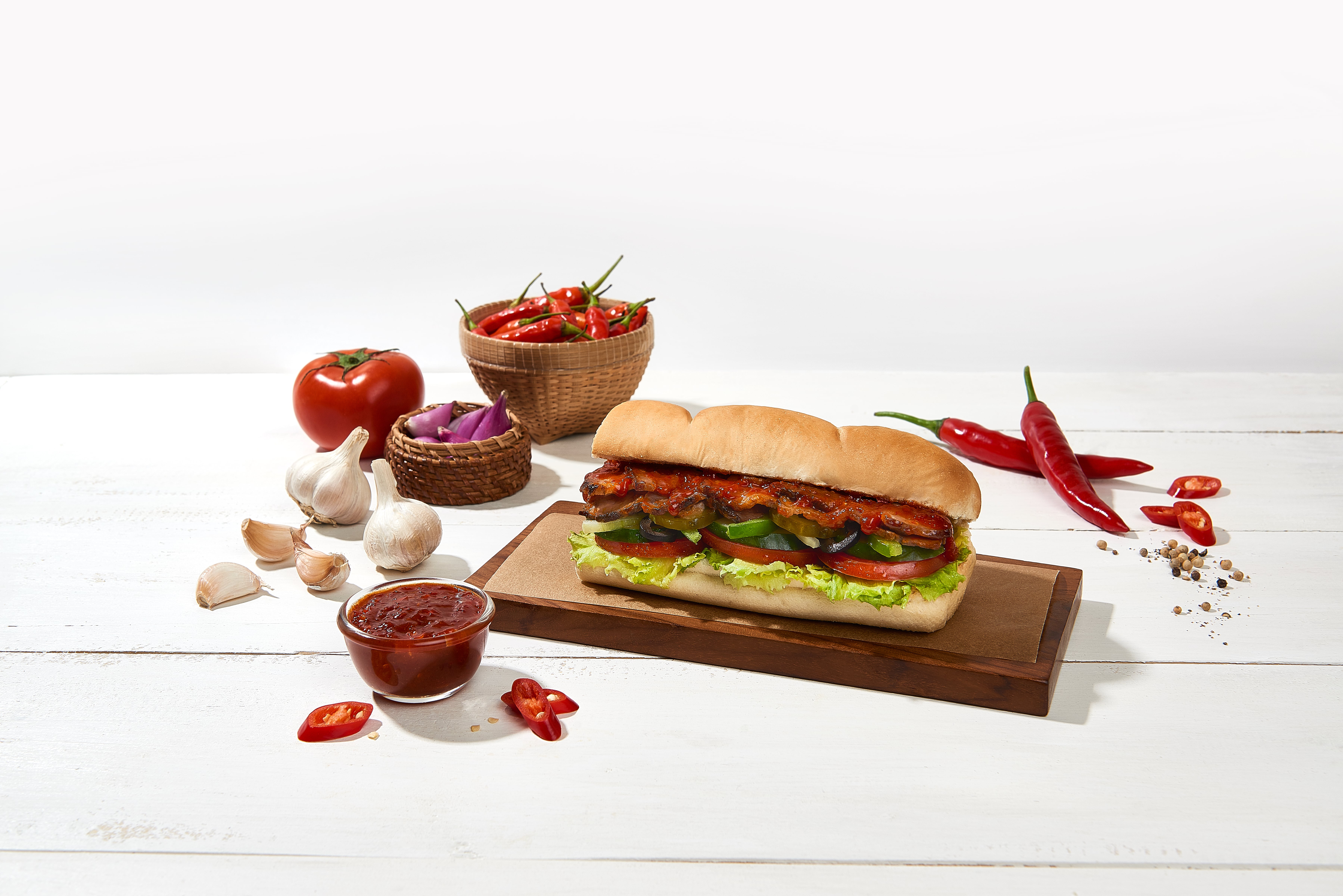 Menu Subway Se'i Sapi Sambal Lu'at