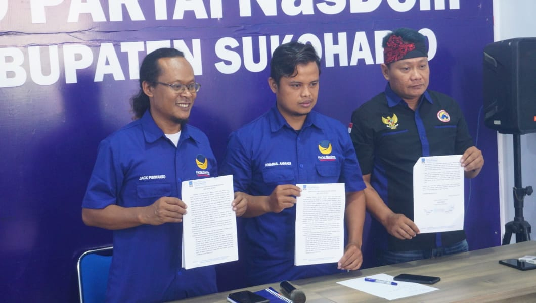 Pengurus NasDem Sukoharjo, Jawa Tengah, mengajukan protes atas SK penunjukan pengadaan beras ASN