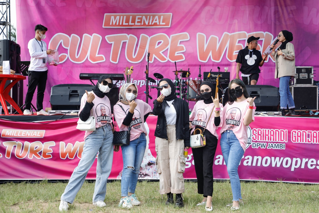 Milenial Culture Week menjadi ajang pelaku UMKM untuk Jambi  memasarkan produknya. 