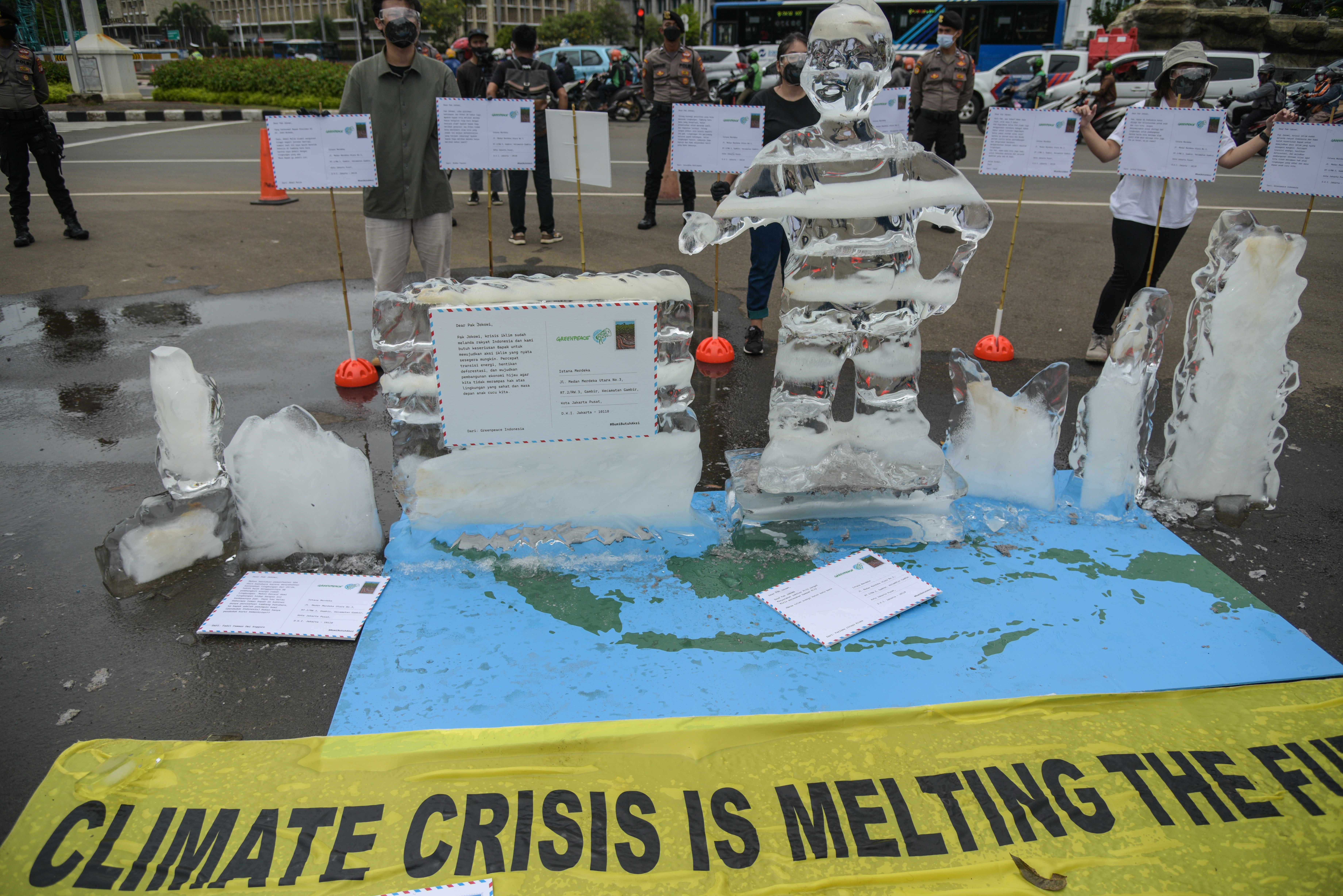 Ilustrasi perubahan iklim