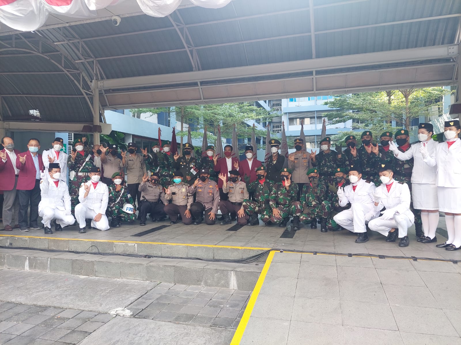 Upacara HUT RI ke-77 Untar