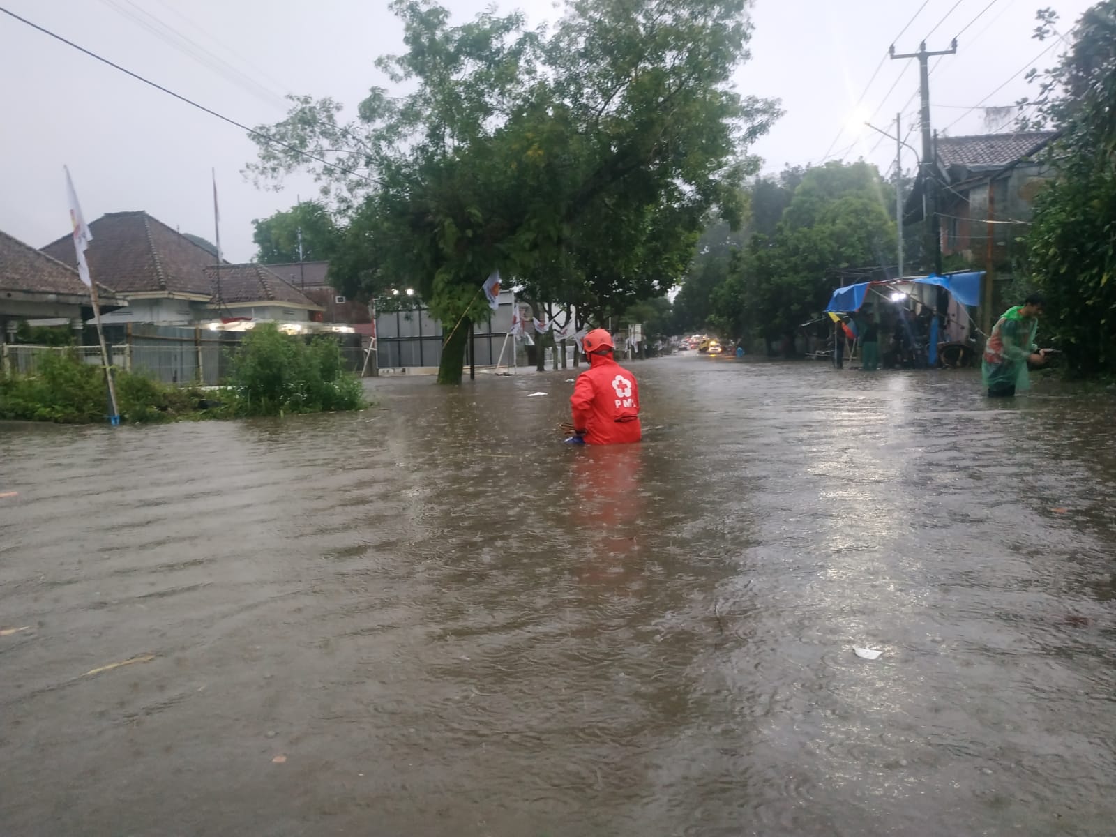 Ilustrasi banjir di Sukabumi, Jawa Barat 