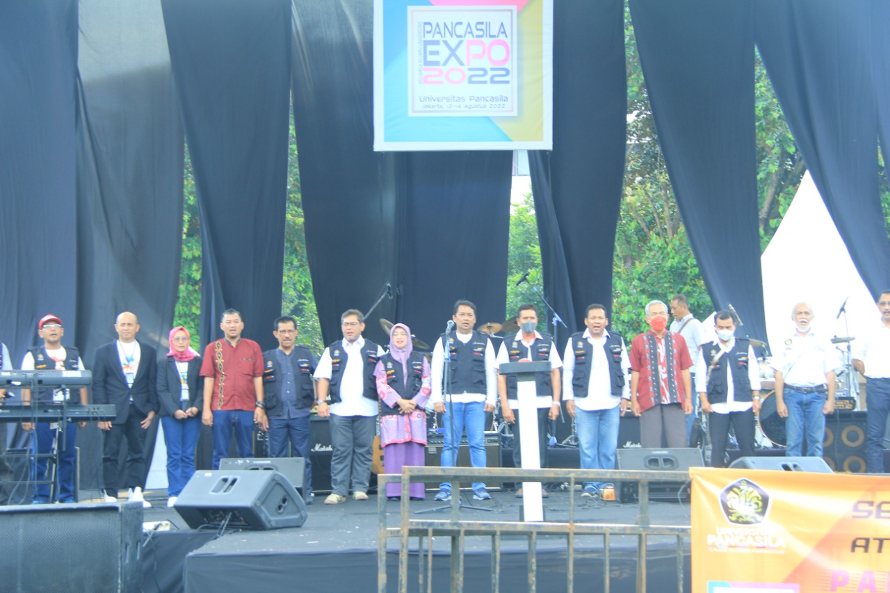 Pengurus Pusat Keluarga Alumni Universits Pancasila (PP KAUP) menggelar event Pancasila Expo 2022 di Kampus UP, Jakarta.