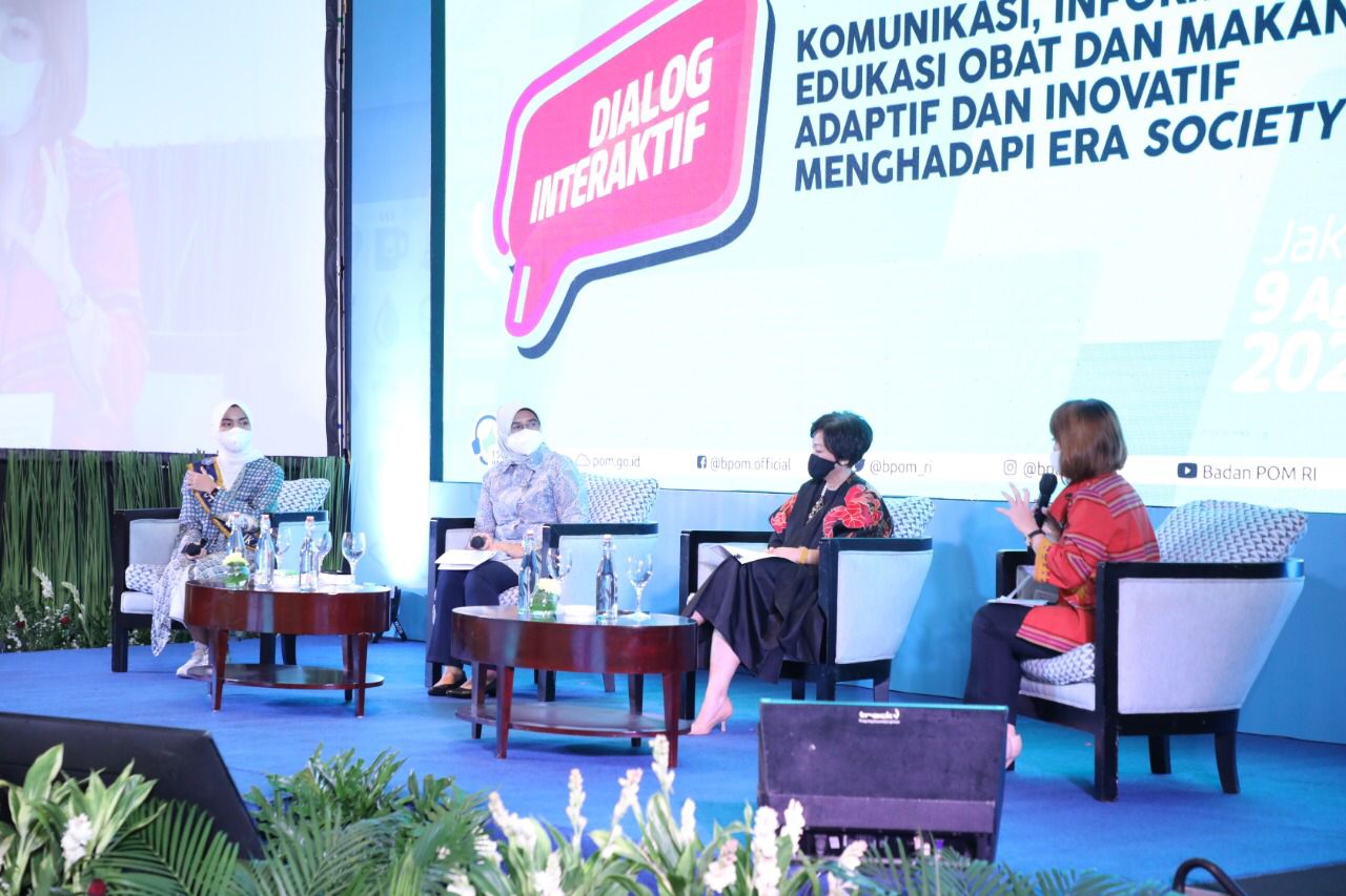 Dialog interaktif dalam Rapat Koordinasi Nasional (Rakornas) KIE BPOM.