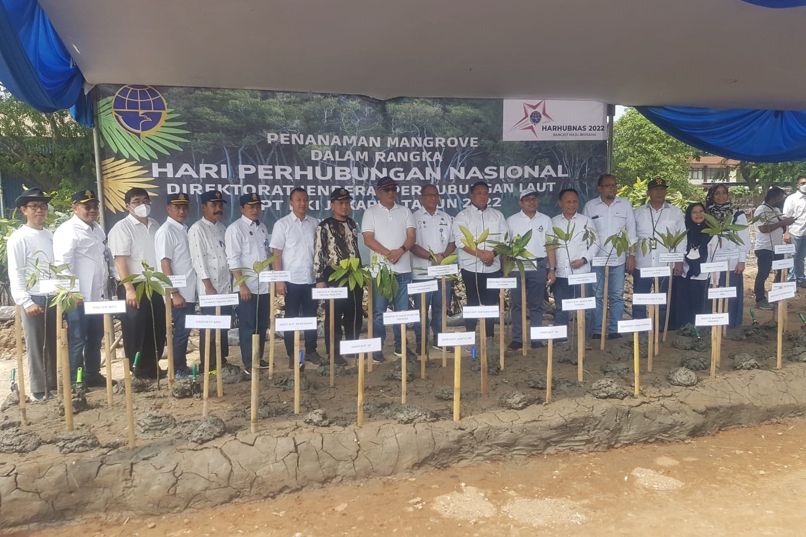 PT KCN bersama Kantor KSOP Marunda melakukan penanaman 1.000 bibit mangrove di Kawasan Konservasi Mangrove Marunda di Jakarta Utara.
