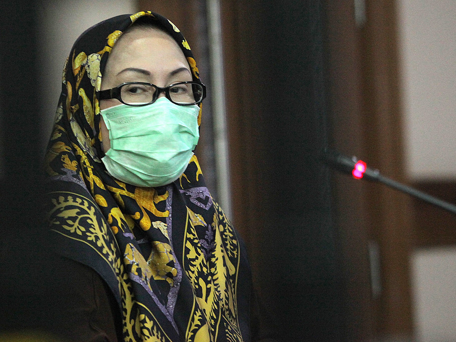 Terpidana kasus korupsi Ratu Atut Chosiyah mengikuti sidang Peninjauan Kembali (PK) di Pengadilan Tipikor, Jakarta, Rabu (20/1/2020).