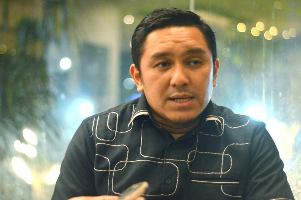 Ketua Bidang Hubungan Antar Lembaga Induk Koperasi Pedagang Pasar (Inkoppas) Andrian Lame Muhar