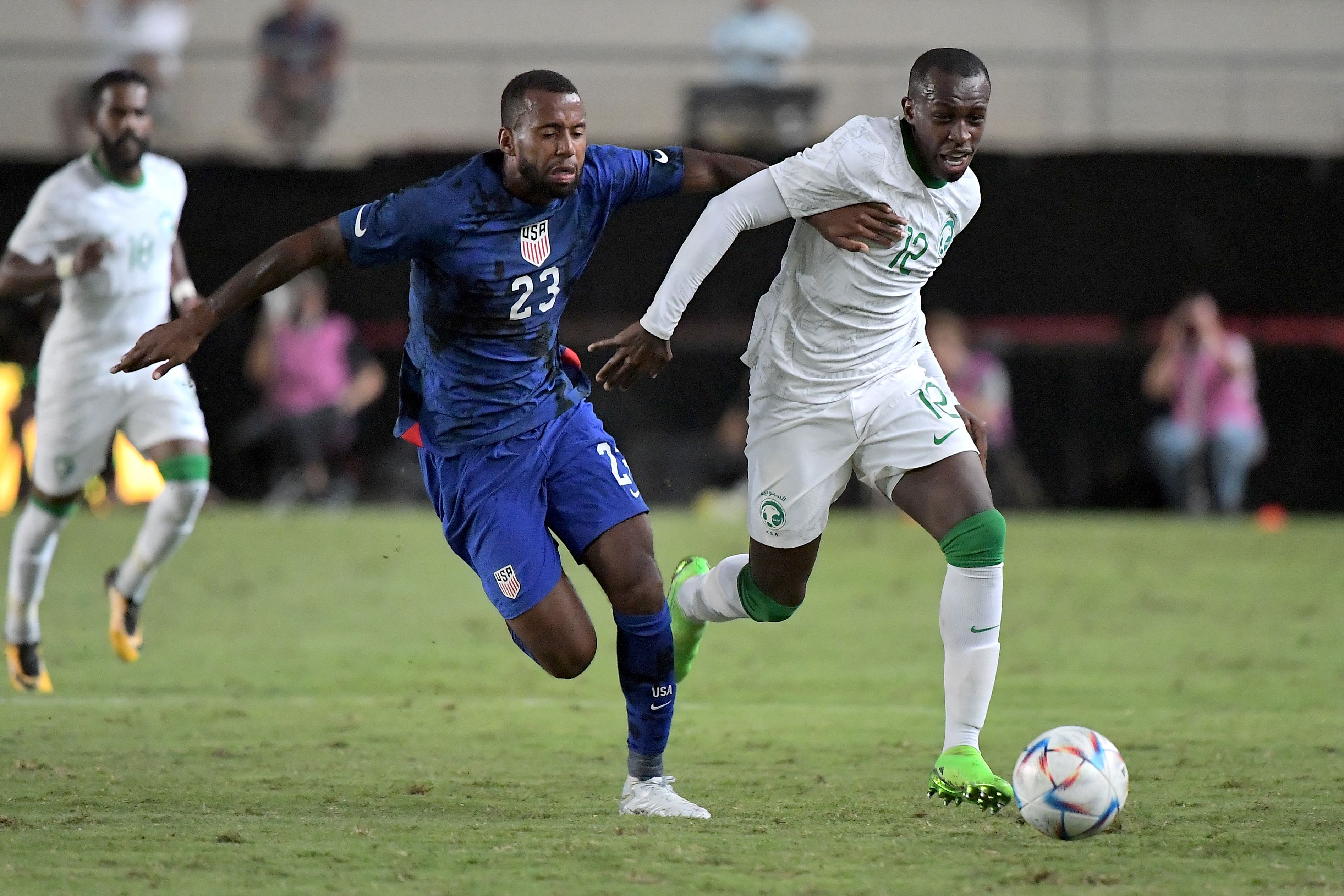 Laga persahabatan antara AS dan Arab Saudi.