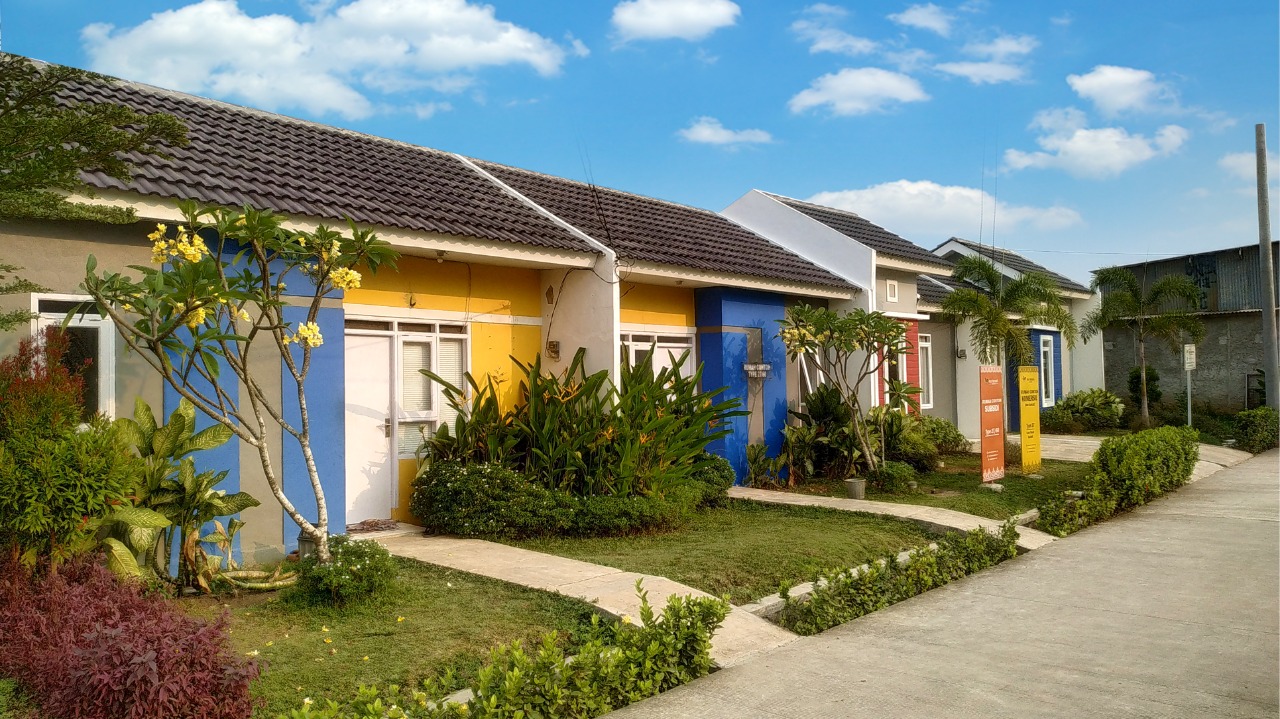 Deretan rumah di perumahan Muktiwari, Cibitung, Bekasi.