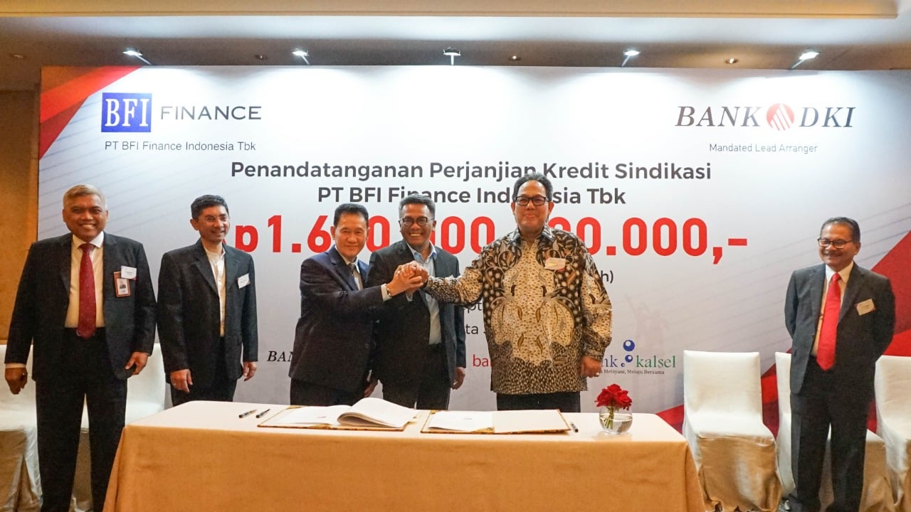Penyaluran kredit sindikasi Rp1,6 T oleh Bank DKI ke BFI Finance