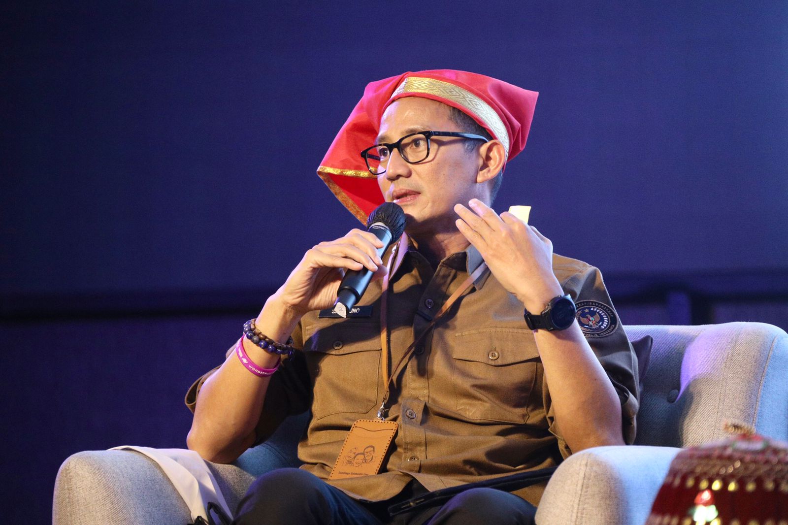 Menteri Pariwisata dan Ekonomi Kreatif (Menparekraf) Sandiaga Salahuddin Uno.  