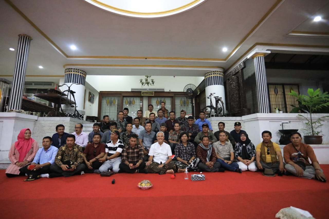 Gubernur Jateng Ganjar Pranowo menerima kunjungan 36 Kepala Desa di Kabupaten Dompu, NTB