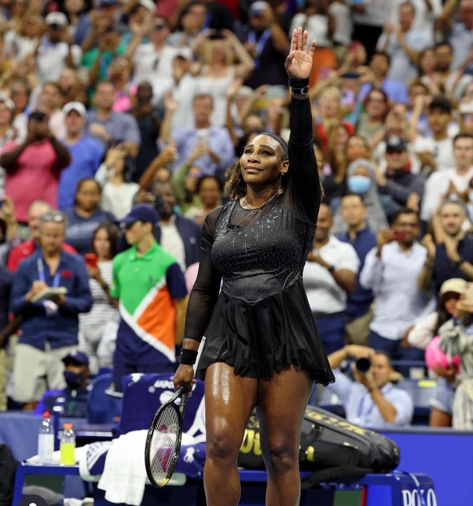 Petenis Serena Williams mengucapkan salam perpisahan