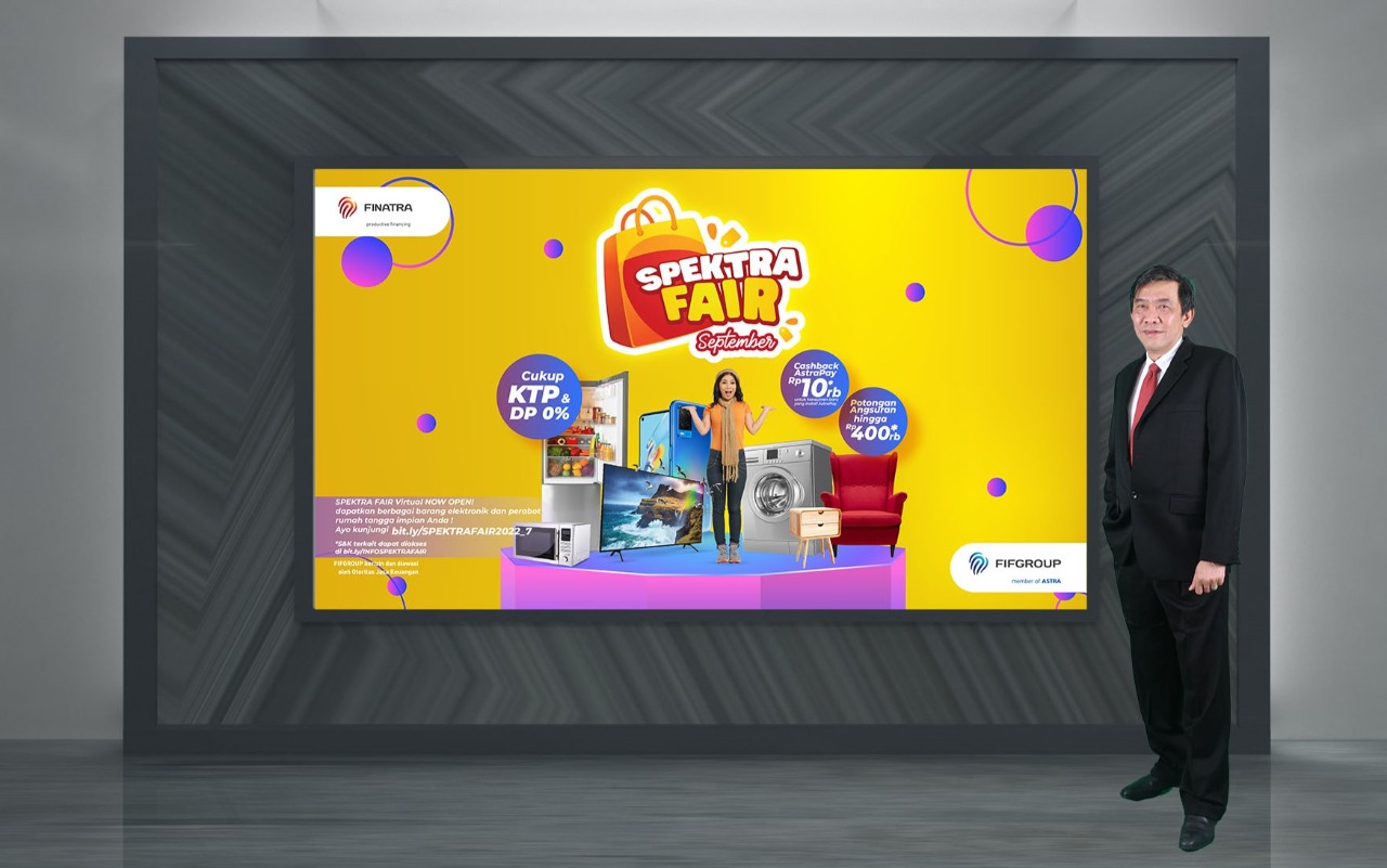 CEO FIF Group, Margono Tanuwijaya sebut rata-rata pertumbuhan kinerja pembiayaan multiproduk FIF Group naik 25% tiap bulan tahun 2022. 