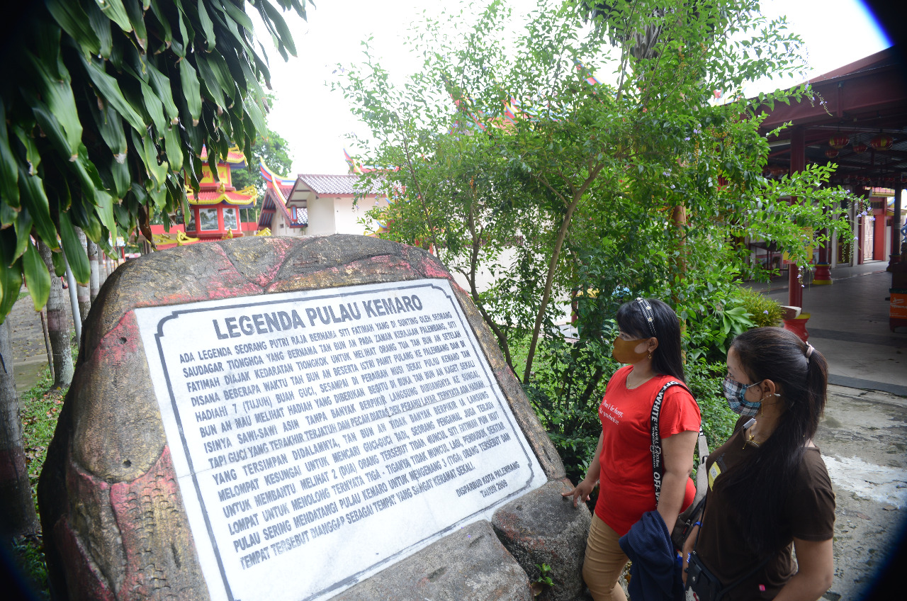Pulau Kemaro, salah satu obyek wisata di Sumsel. 