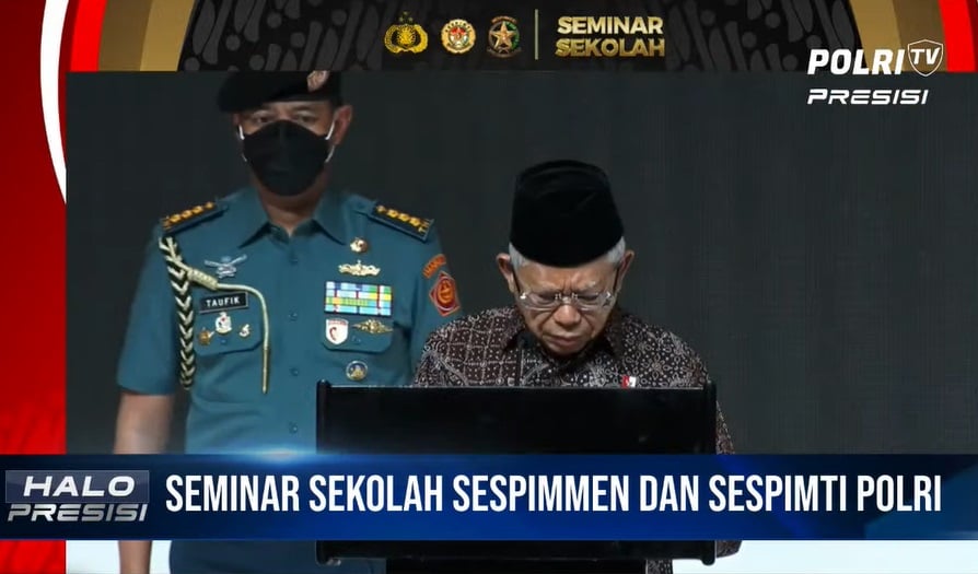 Wakil Presiden Republik Indonesia (Wapres RI) Prof. Dr. (HC.) K. H. Ma'ruf Amin 