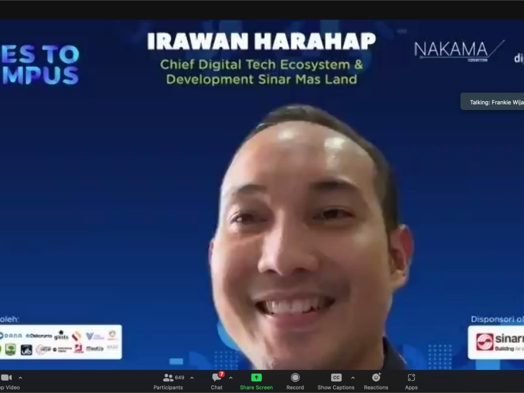 Acara puncak DNA Goes to Campus diselenggarakan pada Kamis (29/9) secara daring melalui platform webinar Zoom. 