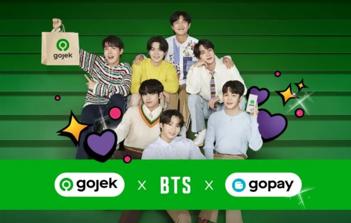 Kolaborasi antara Gojek dan BTS
