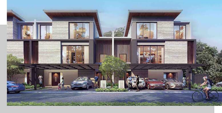 Maket salah satu tipe properti yang dikembangkan Jaya Real Property