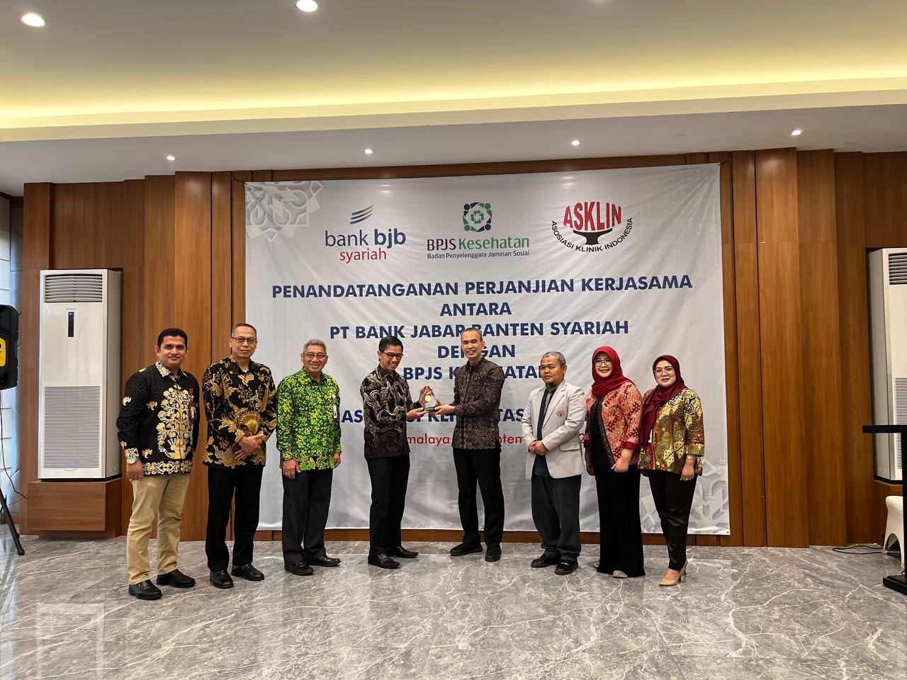 BPJS Kesehatan wilayah Jabar, menjalin kerja sama dengan PT Bank BJB Syariah melalui PIPMPJ di Kota Tasikmalaya, Jumat (23/9/2022)