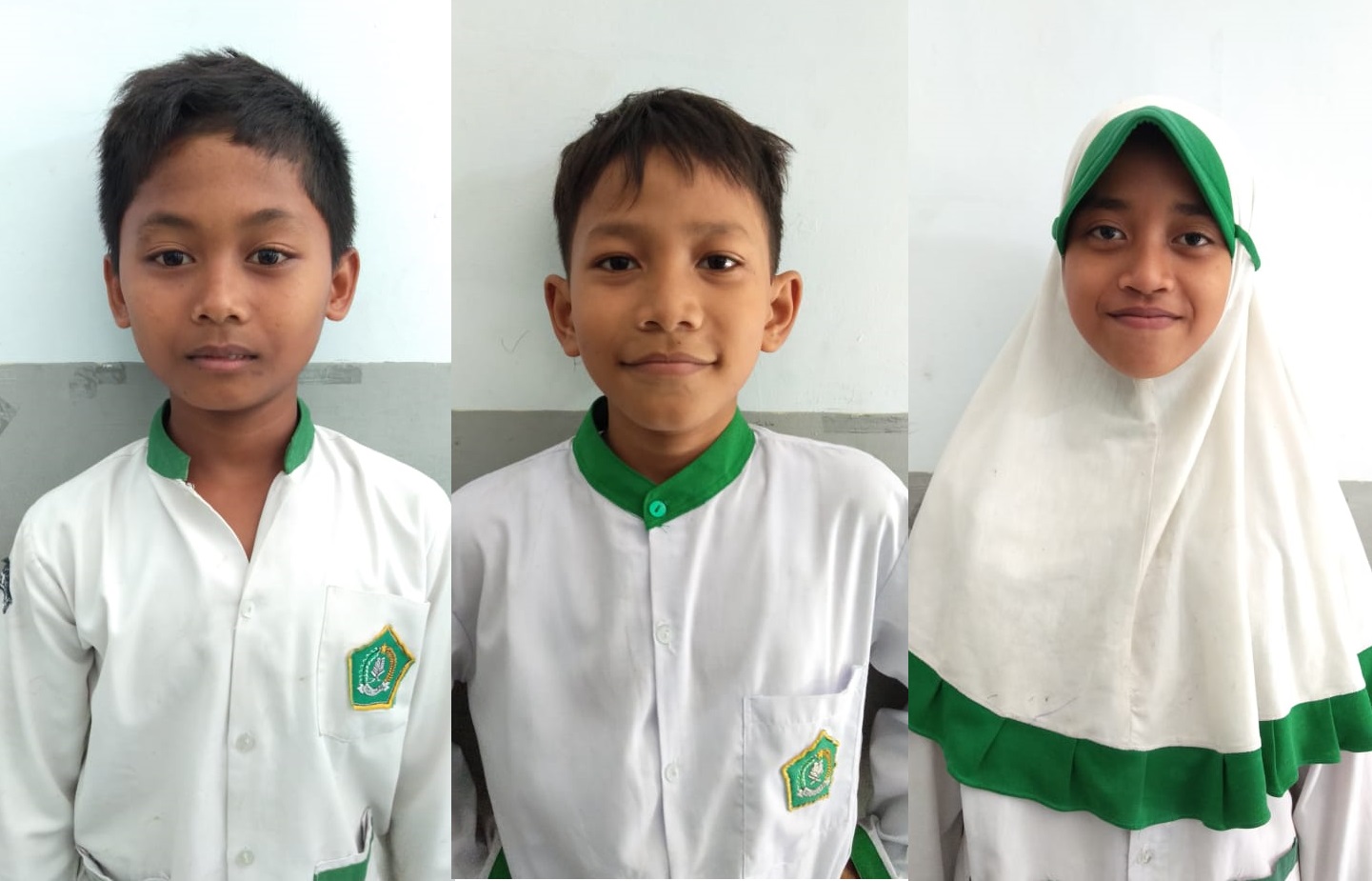 Suara Anak (Kiri - kanan): Anis Amirul Hakimi, Muhammad Ridwan Angga Fauzi, dan Sakina Aisyah Hanif Safara.