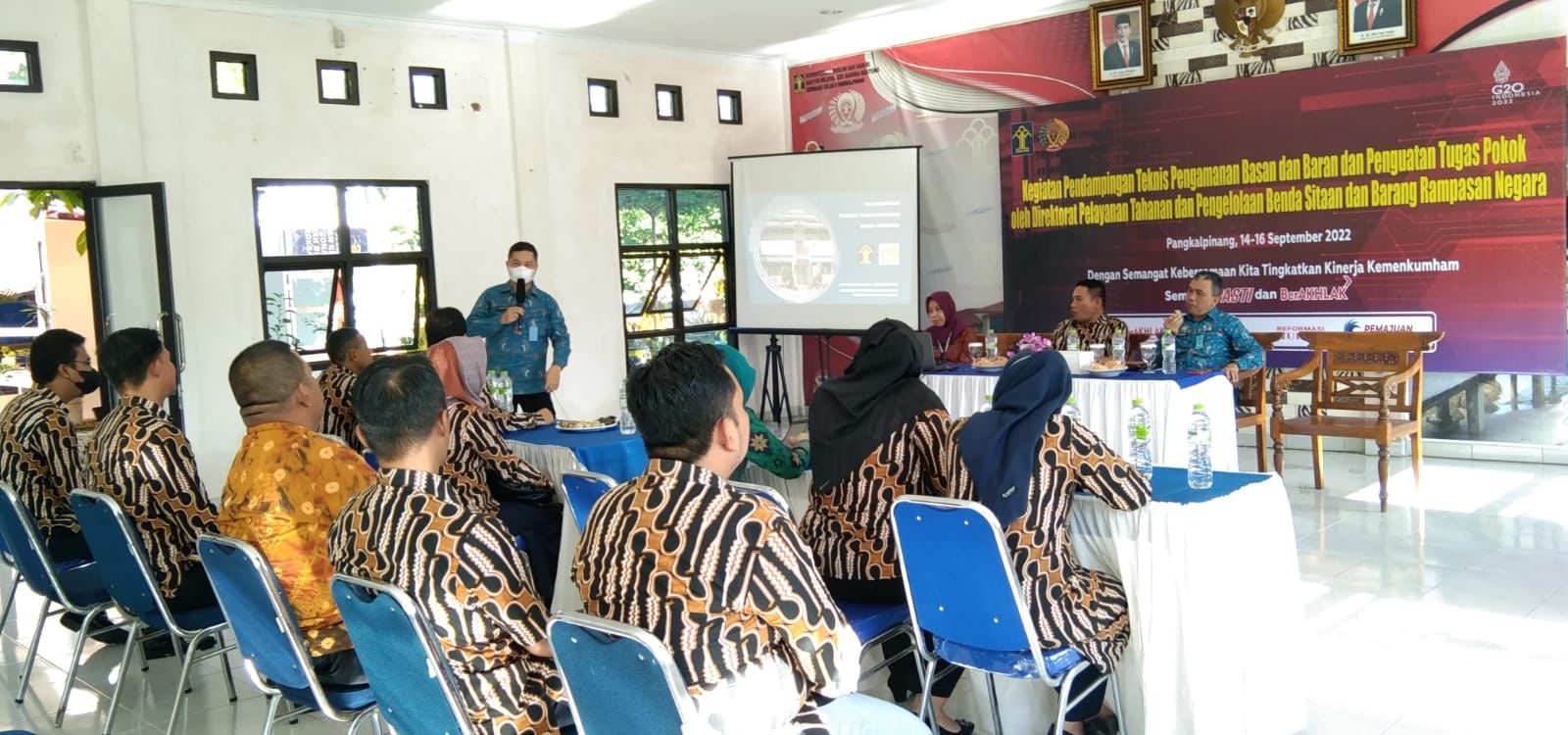 Pelatihan penguatan dan pengamanan barang rampasan dan barang sitaan di Rupbasan Pangkal Pinang