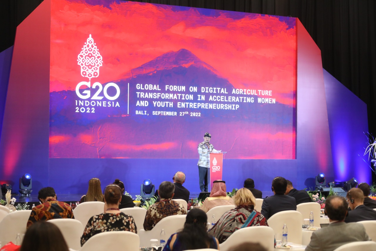 Mentan SYL membuka Global Forum AMM 20
