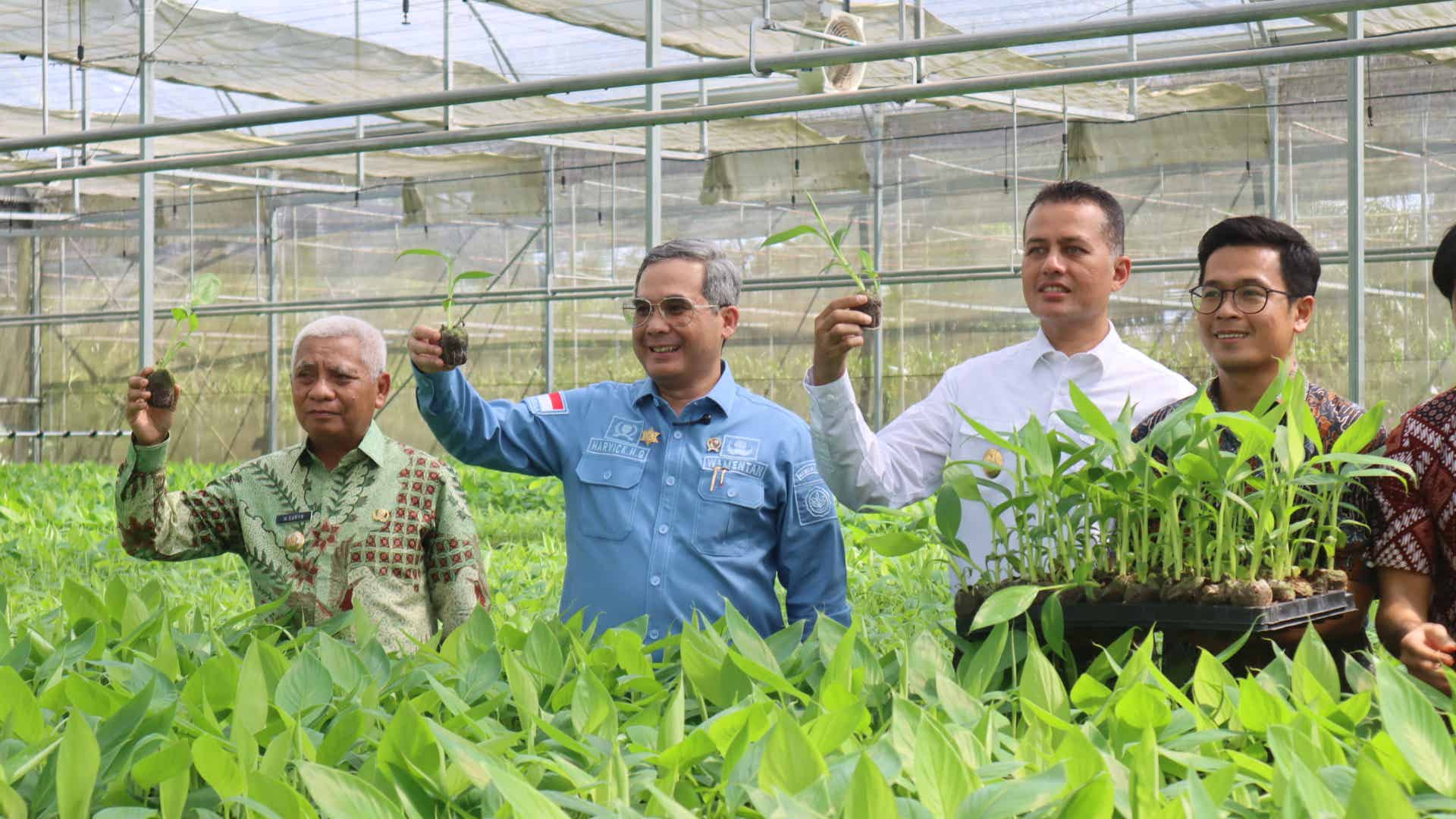 Wamentan Harvick Hasnul Qolbi mengunjungi kabupaten Asahan, Sumut