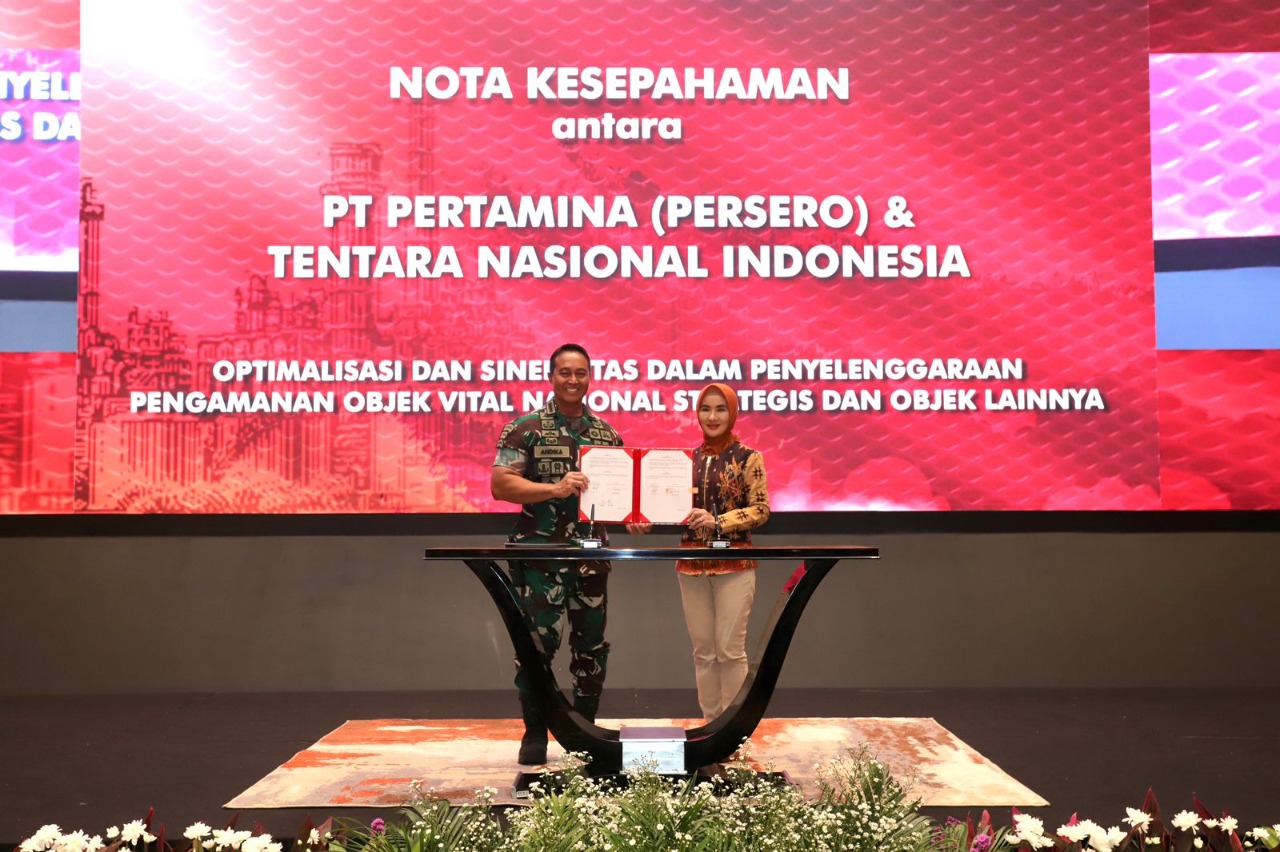 Pertamina dan TNI menjalin kerja sama strategis dalam penyelenggaraan pengamanan objek vital nasional strategis.