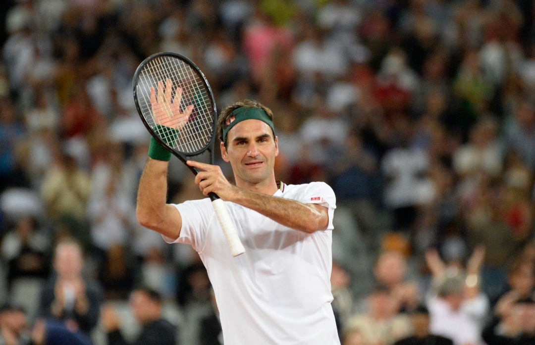 Petenis Swiss Roger Federer