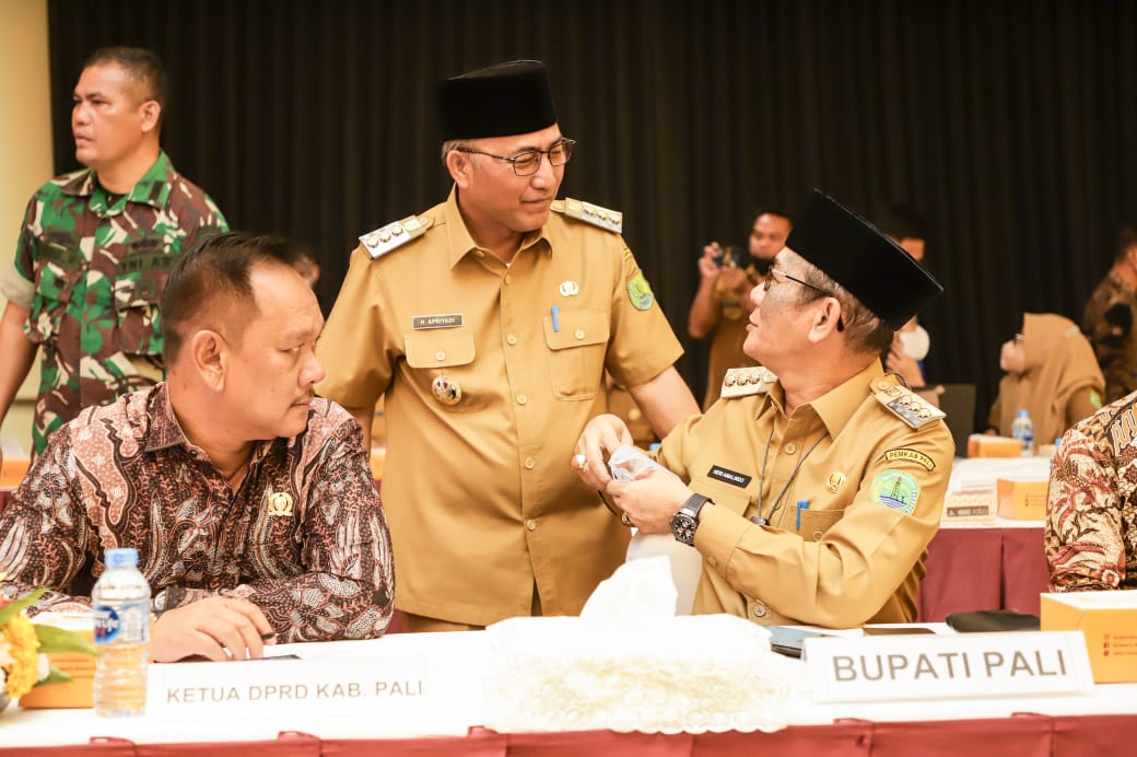 Pj Bupati MUba Apriyadi menghadiri FGD di Polda Sumsel