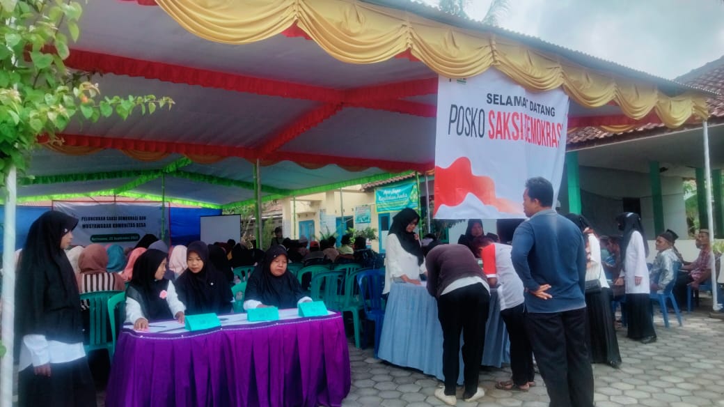 Sekretariat Kolaborasi Indonesia (SKI) melakukan peluncuran Posko Saksi Demokrasi Provinsi Jawa Tengah.