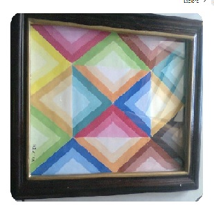 Karya dengan aliran kubisme sederhana