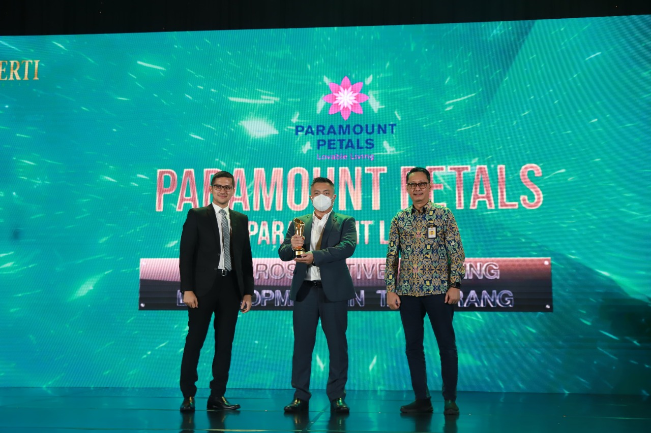 Paramount Petals Raih Penghargaan The Prospective Housing Development in Tangerang di Ajang PIA 2022
