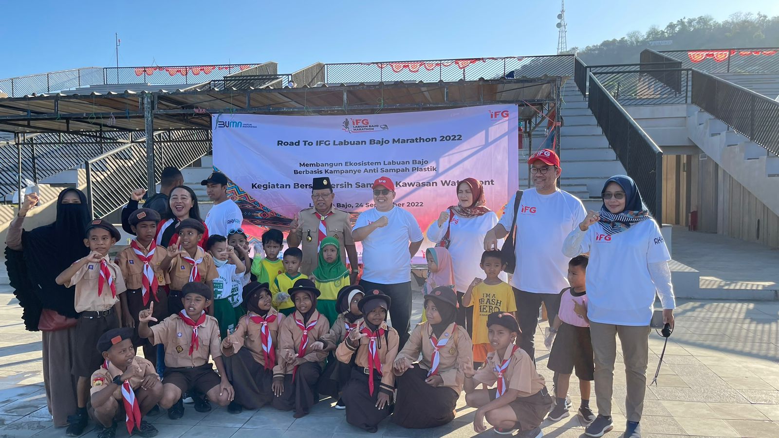 Jelang Labuan Bajo Marathon 2022, IFG Gelar Kegiatan Sosial