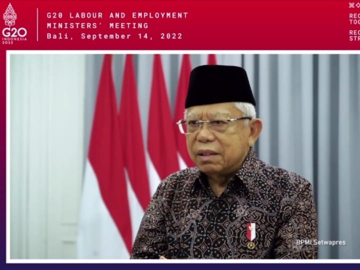 Wakil Presiden KH Ma'ruf Amin.