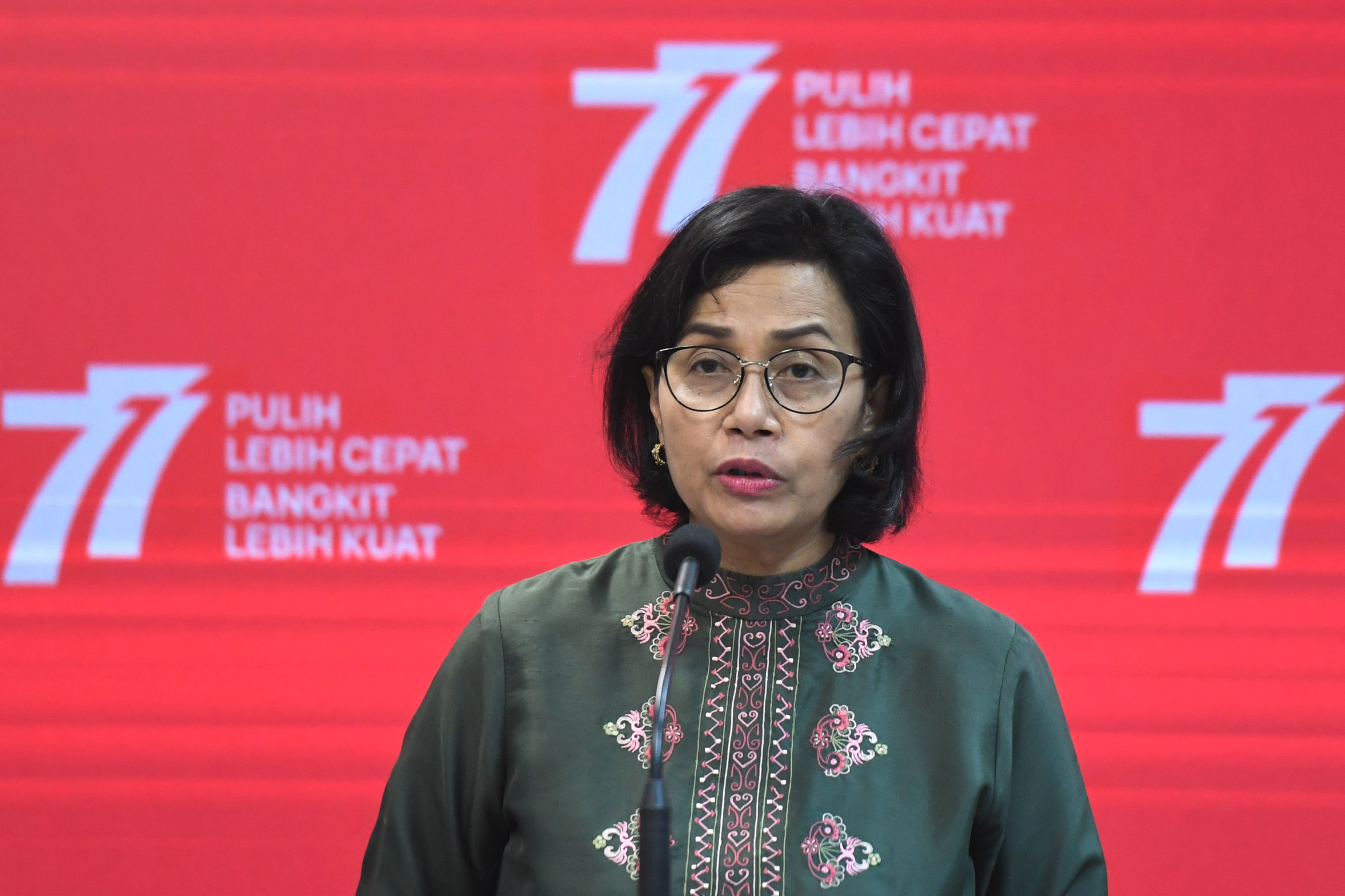 Menteri Keuangan Sri Mulyani Indrawati